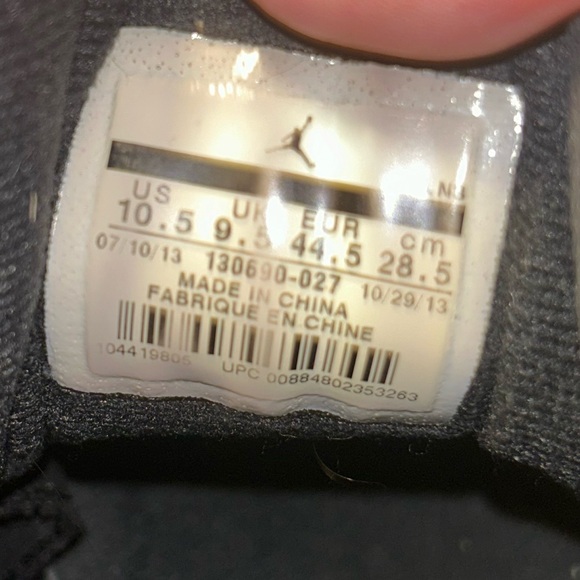 NIKE jordan 12 retro gama blue high top shoes size 10.5 men - Picture 10 of 13